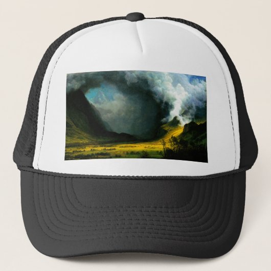 Tempête d'Albert Bierstadt dans le casquette de (Devant)
