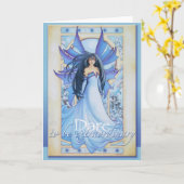 Tempête de carte de Faery d'hiver de glace par (Fleur jaune)