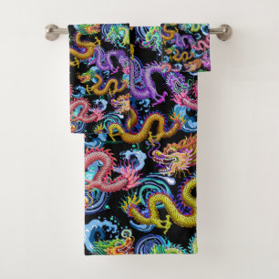 Tempête de dragon colorée