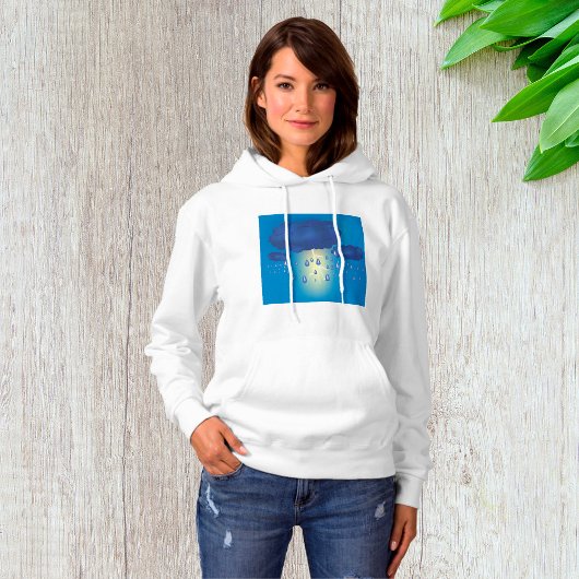 Tempête de foudre Sweat à capuche pour femmes