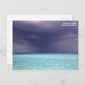 Tempête de mer à Barbuda carte postale (Devant / Derrière)