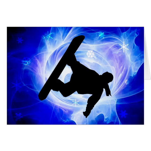 Tempête de neige bleue de remous (Devant horizontal)