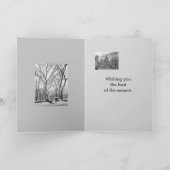 Tempête de neige en Manhattan Carte Modèle de vaca (Intérieur)