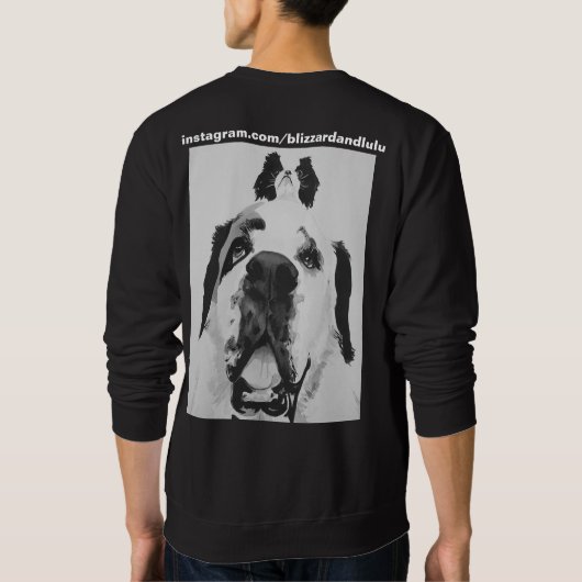 TEMPÊTE DE NEIGE ET SWEATSHIRT DE LULU (Dos)