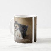 Tempête de neige et tasse d'Ollie (Devant gauche)