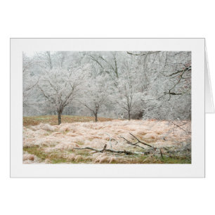 Tempête de pluie verglaçante Tennessee rural -