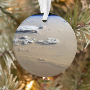 Tempête De Poussière À Travers Les Mers De Sable D