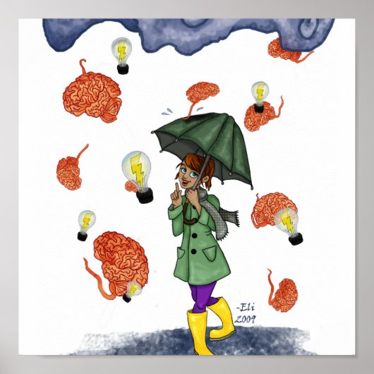 Tempête du cerveau ! Affiche (Devant)