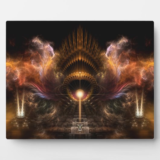 Tempête du vent Plaque photo art fractal (Devant)