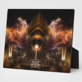 Tempête du vent Plaque photo art fractal (Côté)