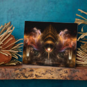 Tempête du vent Plaque photo art fractal (Côté)