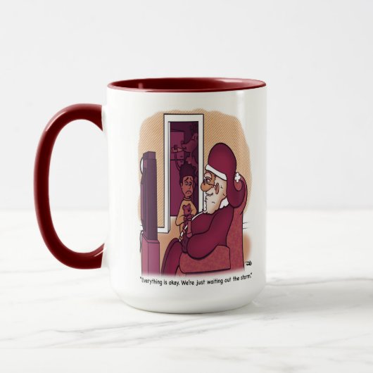 Tempête Fête Mug (Gauche)