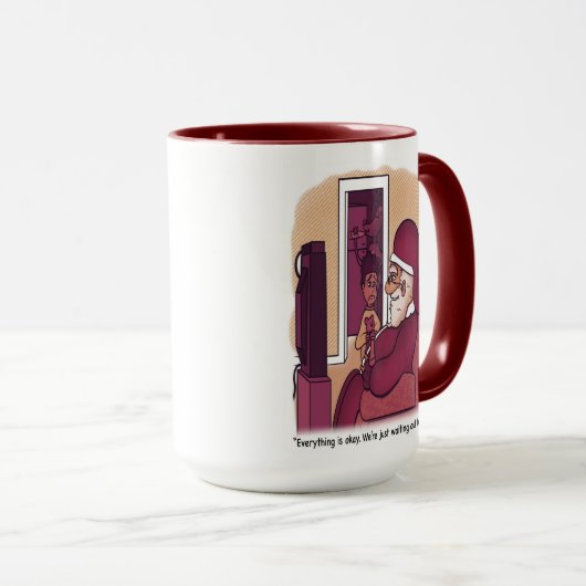 Tempête Fête Mug (Devant droit)