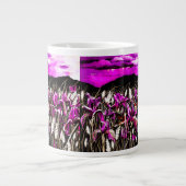Tempête rose Iris Champs Mug (Devant)