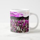 Tempête rose Iris Champs Mug (Droite)