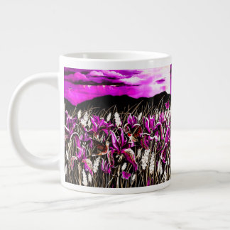 Tempête rose Iris Champs Mug