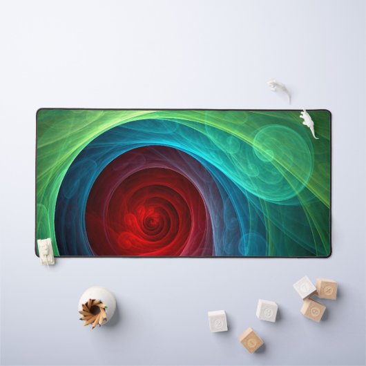 Tempête rouge Floral Art moderne Abstrait Motif co (Tableau pour enfants)