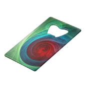 Tempête rouge Floral Art moderne Abstrait Motif co (Dos Angle)