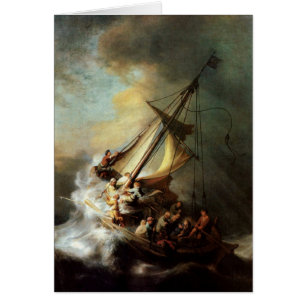 Tempête sur la mer de la Galilée