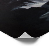 "tempête sur le lac" 16x20 impression de toile (Coin)