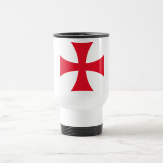 Templar Cross Crusader Travel Mug Reisbeker