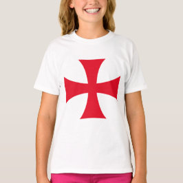 Templar Cross Girl's Tee Shirt