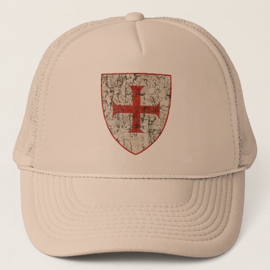 Templar Cross, onderdrukt Trucker Pet (Voorkant)