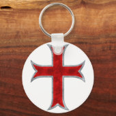 Templar Cross Sleutelhanger (Voorkant)