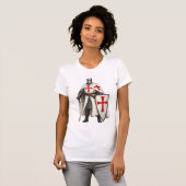 Templar Knight Crusader Women's Tee Shirt (Voorkant volledig)