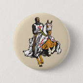 Templar knight ronde button 5,7 cm (Voorkant)