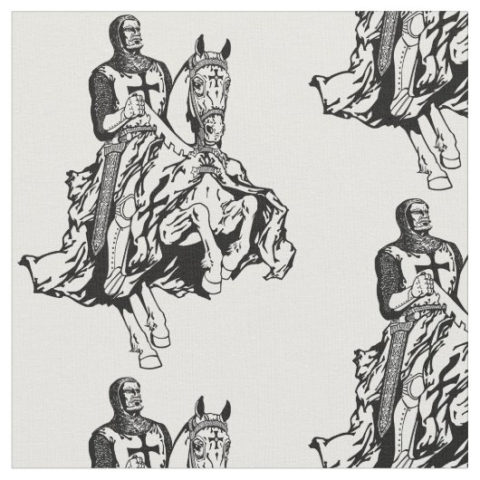 Templar knight stof (Close Up)