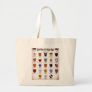Templar Master Heraldry Grote Tote Bag