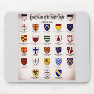 Templar Master Heraldry Muismat