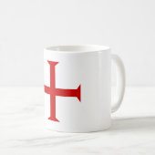 templar messghts red cross malta teutonic hospitaa koffiemok (Voorkant rechts)