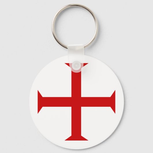 templar messghts red cross malta teutonic hospitaa sleutelhanger (Voorkant)