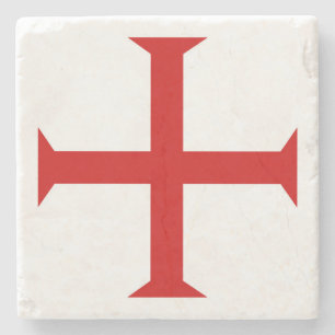 templar messghts red cross malta teutonic hospitaa stenen onderzetter