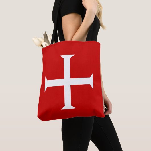 templar messghts red cross malta teutonic hospitaa tote bag (Dichtbij)