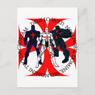 Templar Superhelds Briefkaart