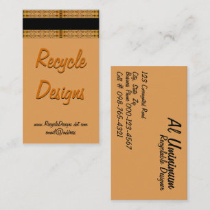 Templare voor de rand van het patroon van het type visitekaartje