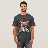 Templars Internationaal Wapen T-Shirt 1 (Voorkant volledig)