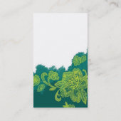 templat de carte de visite de peinture de chinois (Dos)