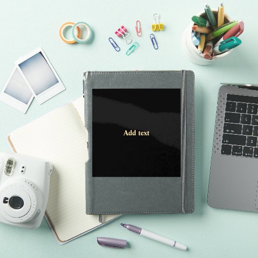 Template - Add text Sticker (iPad Cover)