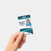 Template Employee Photo Nurse ID Badge (Handheld)