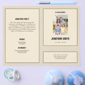 Template folder rouwplechtigheid flyer (Enkel)