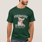 Template Men's T-Shirts Pet Puppy Custom Frenchie  (Devant)
