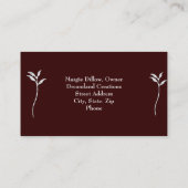 TEMPLATE VOOR DESIGNESS BUSINESS CARD VISITEKAARTJE (Achterkant)