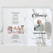 Template voor hemeluitvaart (Voorkant / Achterkant)