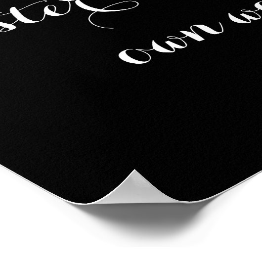 Template with gold design Make Your Own Poster (Coin)