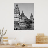 Temple à Varanasi Inde Poster (Cuisine)