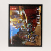 Temple Bar, Dublin, aangepaste tekst Legpuzzel (Verticaal)